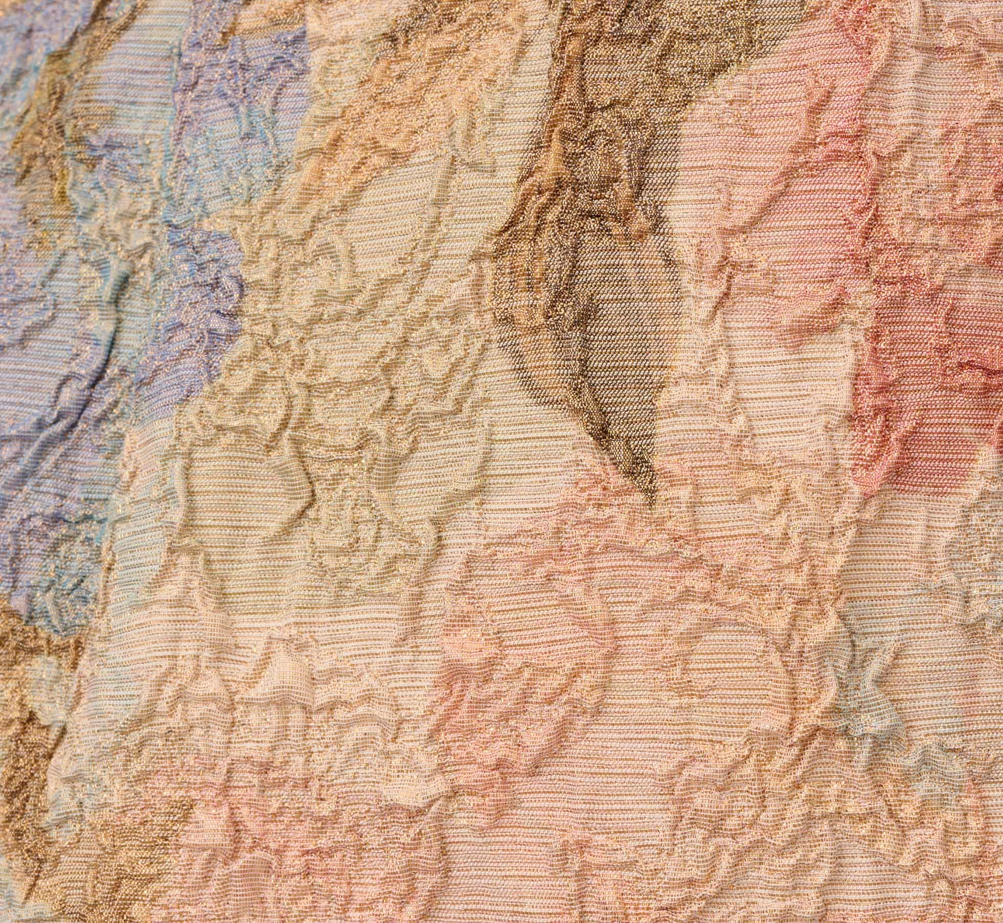 Adrianna Papell Floral Matelasse Gown In Blush Multi 5 Adrianna Papell Floral Matelasse Gown In Blush Multi - Image 5