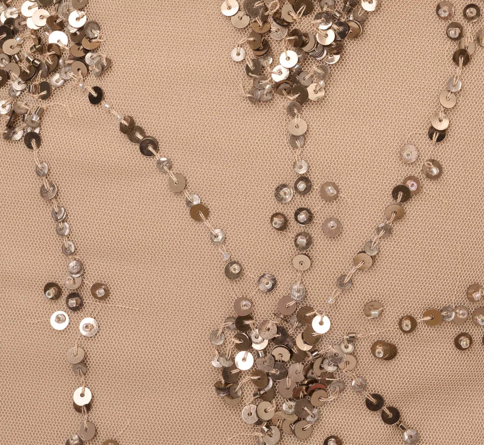 Adrianna Papell One Shoulder Beaded Gown In Nude 6 Adrianna Papell One Shoulder Beaded Gown In Nude - Image 6