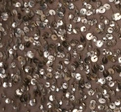 Adrianna Papell Plus Size Beaded Illusion Gown In Lead -Adrianna Papell Shop 091863331 LED Plus Alternate