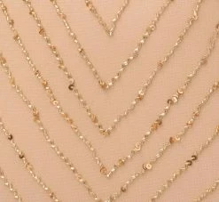 Adrianna Papell Art Deco Beaded Blouson Gown In Champ Gold -Adrianna Papell Shop 091866700 CPG Regular Alternate