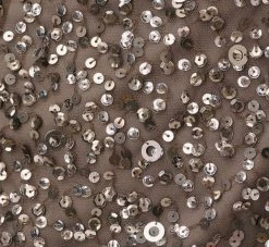 Adrianna Papell Scoop Back Sequin Gown In Lead -Adrianna Papell Shop 091874600 LED Regular Alternate