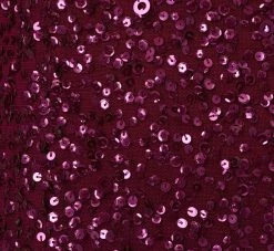 Adrianna Papell Scoop Back Sequin Gown With Three Quarter Sleeves In Cabernet -Adrianna Papell Shop 091919970 AD605 Regular Alternate