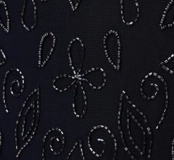 Adrianna Papell Plus Size Short Sleeve Blouson Beaded Gown In Navy 11 Adrianna Papell Plus Size Short Sleeve Blouson Beaded Gown In Navy -Adrianna Papell Shop 191906601 NAV Plus Alternate