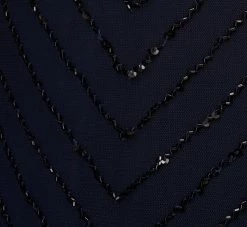 Adrianna Papell Plus Size Art Deco Beaded Blouson Dress With Halter Neckline In Navy Black 11 Adrianna Papell Plus Size Art Deco Beaded Blouson Dress With Halter Neckline In Navy Black -Adrianna Papell Shop 191914100 AI410 Plus Alternate