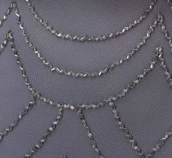 Adrianna Papell Short Sleeve Beaded Blouson Gown In Dusty Blue 11 Adrianna Papell Short Sleeve Beaded Blouson Gown In Dusty Blue -Adrianna Papell Shop 191916100 AA463 Regular Alternate