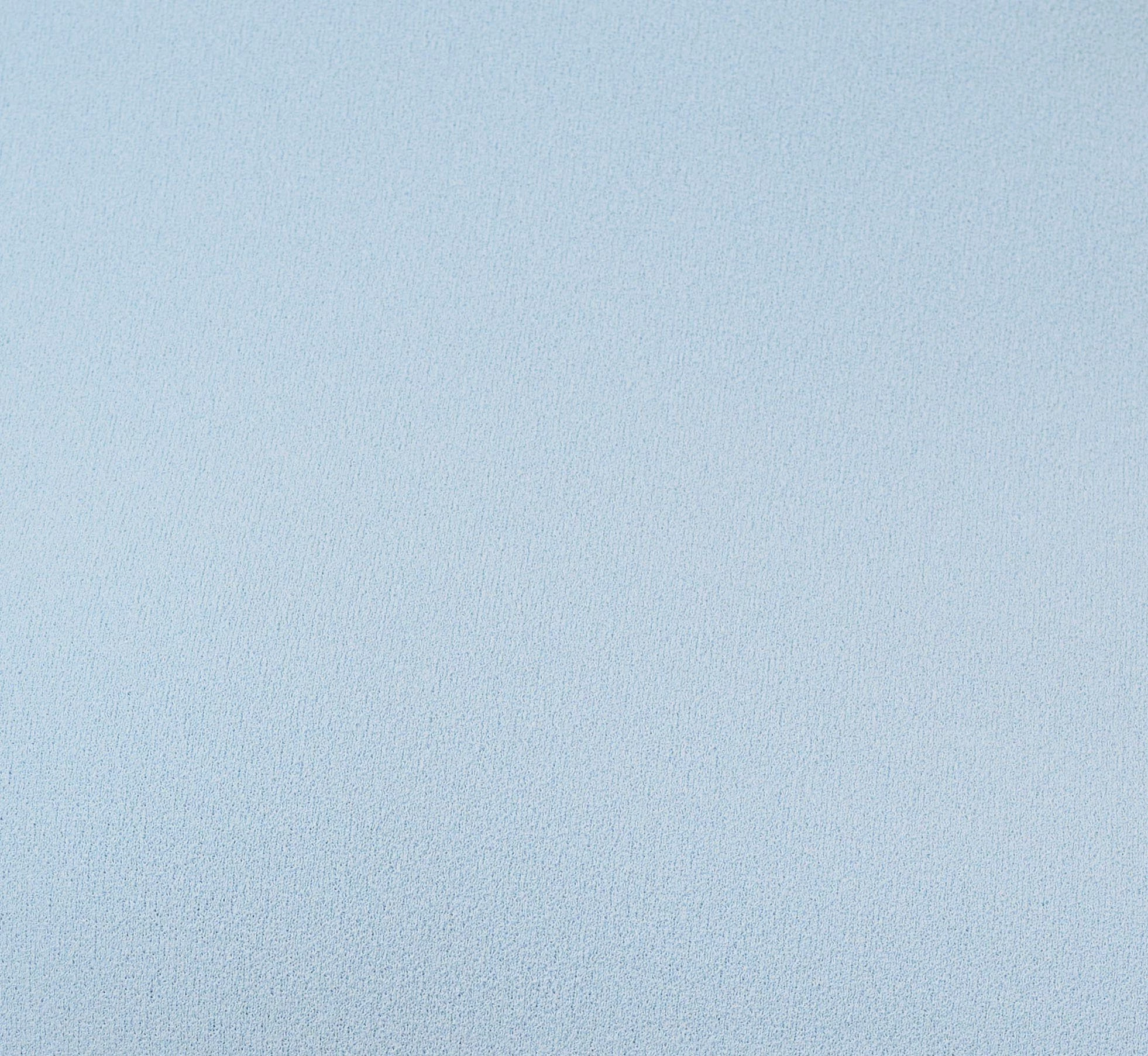 Adrianna Papell Short Sleeve Crepe Dress With Rolled Neck In Blue Mist 6 Adrianna Papell Short Sleeve Crepe Dress With Rolled Neck In Blue Mist - Image 6