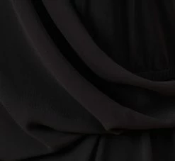 Adrianna Papell Asymmetrical Draped Dress In Black -Adrianna Papell Shop AP1D102595 AA002 Regular Alternate