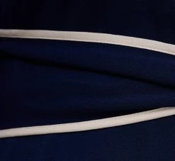 Adrianna Papell Plus Size Knit Crepe Tie Dress In Navy Sateen Ivory -Adrianna Papell Shop AP1D104307 AK411 Plus Alternate