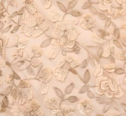 Adrianna Papell Metallic Embroidered Sheath Dress In Blush -Adrianna Papell Shop AP1D104511 AD684 Regular Alternate