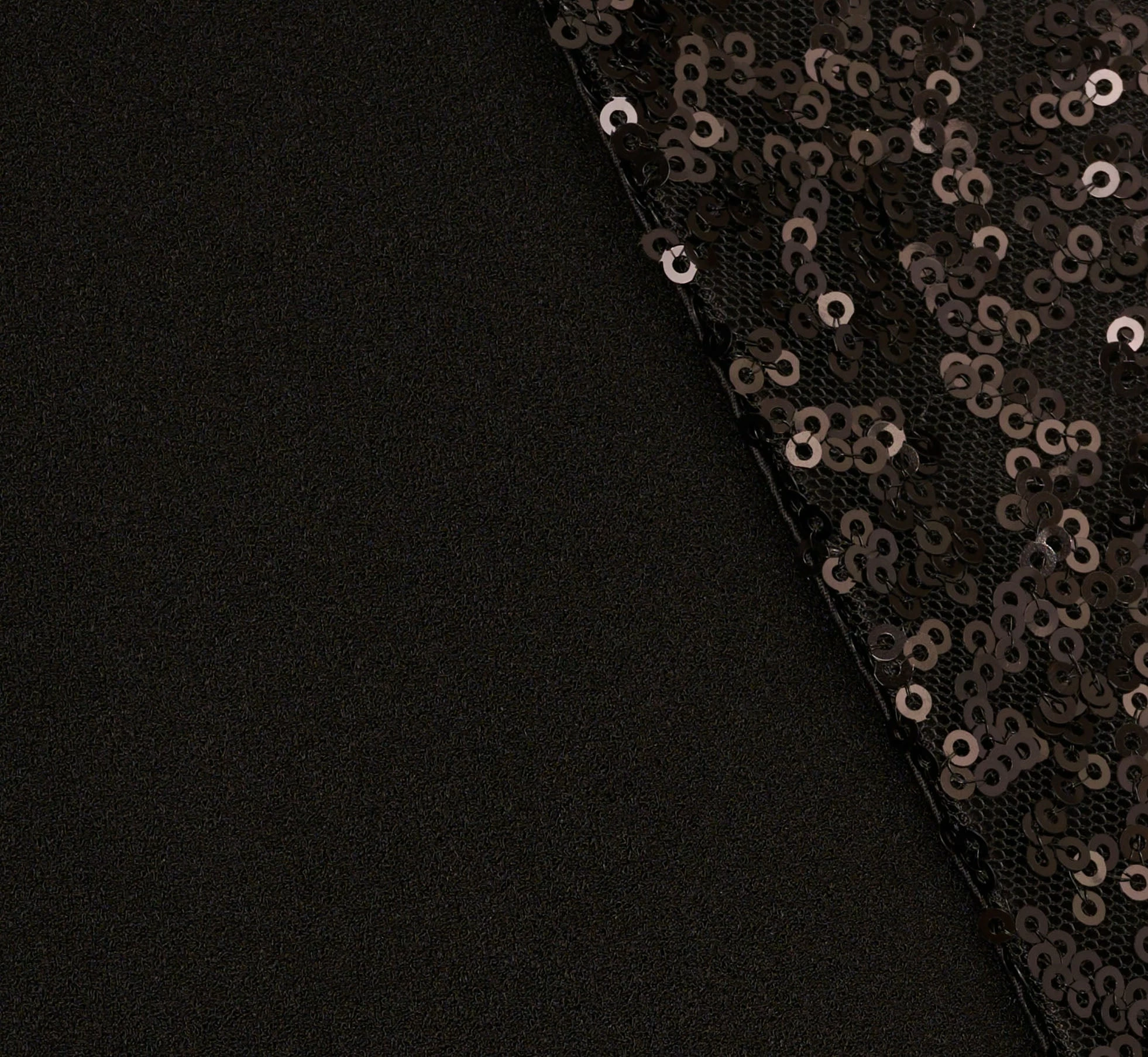 Adrianna Papell Sequin Collar Tuxedo Dress In Black 6 Adrianna Papell Sequin Collar Tuxedo Dress In Black - Image 6