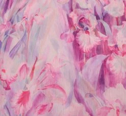 Adrianna Papell Plus Size Floral-Printed Chiffon Short Dress In Pink Multi -Adrianna Papell Shop AP1D104650 AE970 Plus Alternate