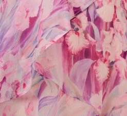 Adrianna Papell Floral-Printed Chiffon Short Dress In Pink Multi 12 Adrianna Papell Floral-Printed Chiffon Short Dress In Pink Multi -Adrianna Papell Shop AP1D104650 AE970 Regular Alternate