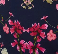 Adrianna Papell Plus Size Floral-Print Crepe Midi-Length Sheath Dress In Navy Multi 11 Adrianna Papell Plus Size Floral-Print Crepe Midi-Length Sheath Dress In Navy Multi -Adrianna Papell Shop AP1D104781 AA980 Plus Alternate