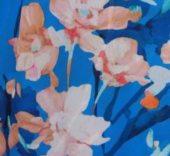 Adrianna Papell Floral-Print Chiffon Short Wrap Dress In Blue Multi 11 Adrianna Papell Floral-Print Chiffon Short Wrap Dress In Blue Multi -Adrianna Papell Shop AP1D104808 AA461 Regular Alternate