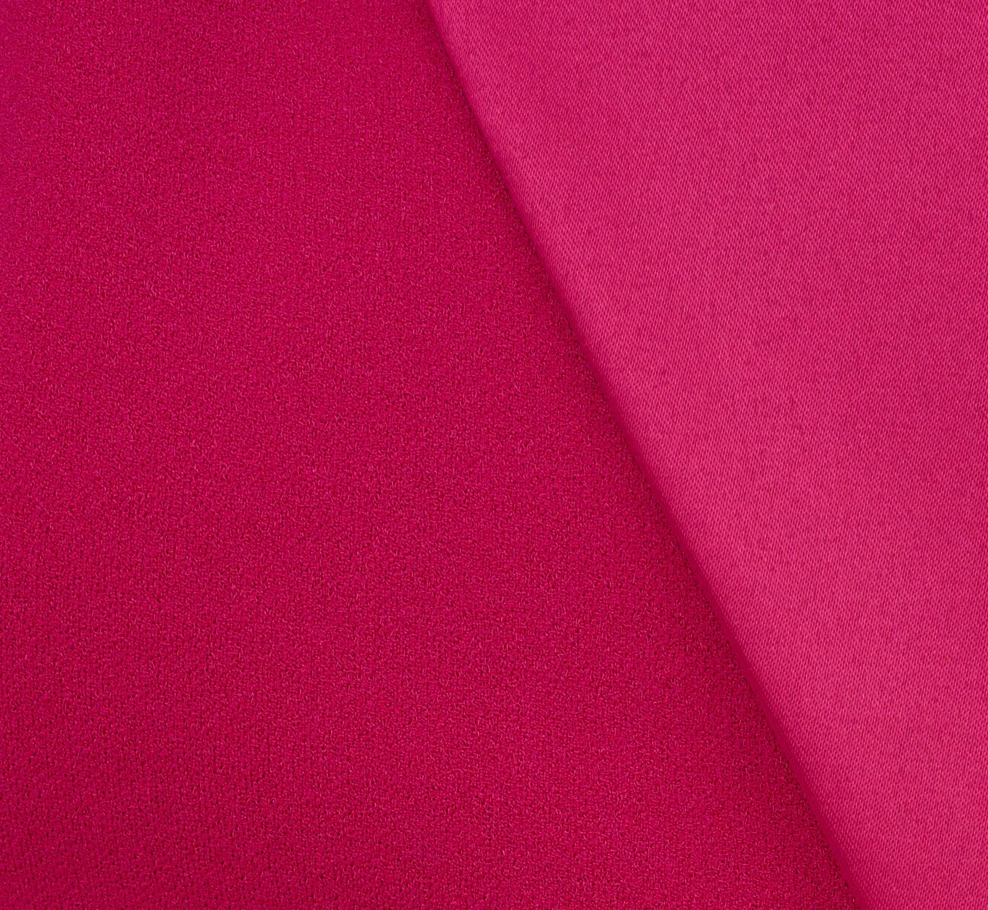 Adrianna Papell Crepe Tuxedo Sheath Dress With Long Sleeves In Rich Magenta 6 Adrianna Papell Crepe Tuxedo Sheath Dress With Long Sleeves In Rich Magenta - Image 6