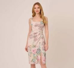Adrianna Papell Floral Matelasse Sheath Dress With Draped Details In Marble Multi 15 Adrianna Papell Floral Matelasse Sheath Dress With Draped Details In Marble Multi -Adrianna Papell Shop AP1D104940 AA291 Regular Default ab8b8d2f bda7 4992 8c90 9cbfdbf2b60c