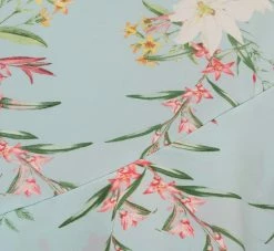 Adrianna Papell Floral Print Stretch Chiffon Tiered Ruffled Midi-Length Dress In Mint Smoke 12 Adrianna Papell Floral Print Stretch Chiffon Tiered Ruffled Midi-Length Dress In Mint Smoke -Adrianna Papell Shop AP1D104953 AH484 Regular Alternate