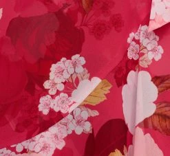 Adrianna Papell Floral Print Smocked Chiffon Short Dress In Pink Multi 12 Adrianna Papell Floral Print Smocked Chiffon Short Dress In Pink Multi -Adrianna Papell Shop AP1D104963 AE970 Regular Alternate