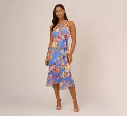 Adrianna Papell Floral Print Faux Wrap Halter Dress With Ruffle Details In Peri Multi 15 Adrianna Papell Floral Print Faux Wrap Halter Dress With Ruffle Details In Peri Multi -Adrianna Papell Shop AP1D105007 AC494 Regular Default 864ba9af 546d 4dd9 827c dc7f23b2b142