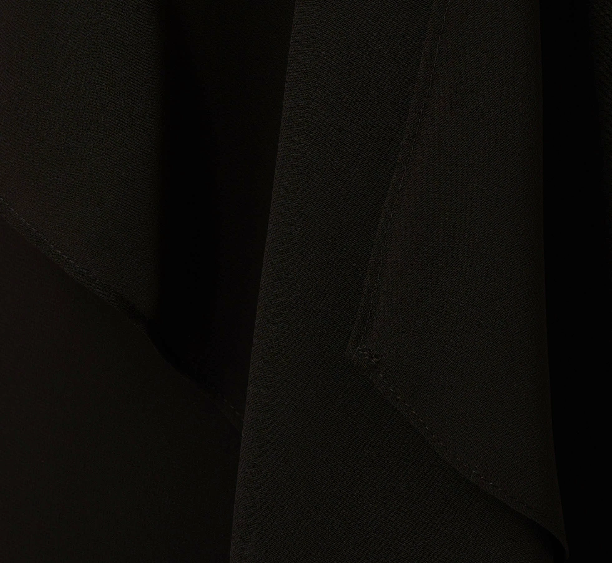 Adrianna Papell Sleeveless Chiffon Dress With Cascading Details In Black 6 Adrianna Papell Sleeveless Chiffon Dress With Cascading Details In Black - Image 6