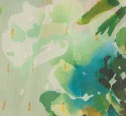 Adrianna Papell Floral Print Chiffon Halter Dress With Mock Neckline In Green Multi -Adrianna Papell Shop AP1D105053 AA390 Regular Alternate