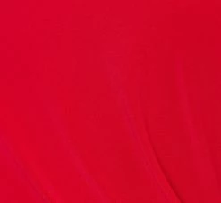 Adrianna Papell Plus Size Long Sleeve Draped Jersey Dress With Beaded Cuffs In Hot Ruby -Adrianna Papell Shop AP1D105124 AU610 Plus Alternate