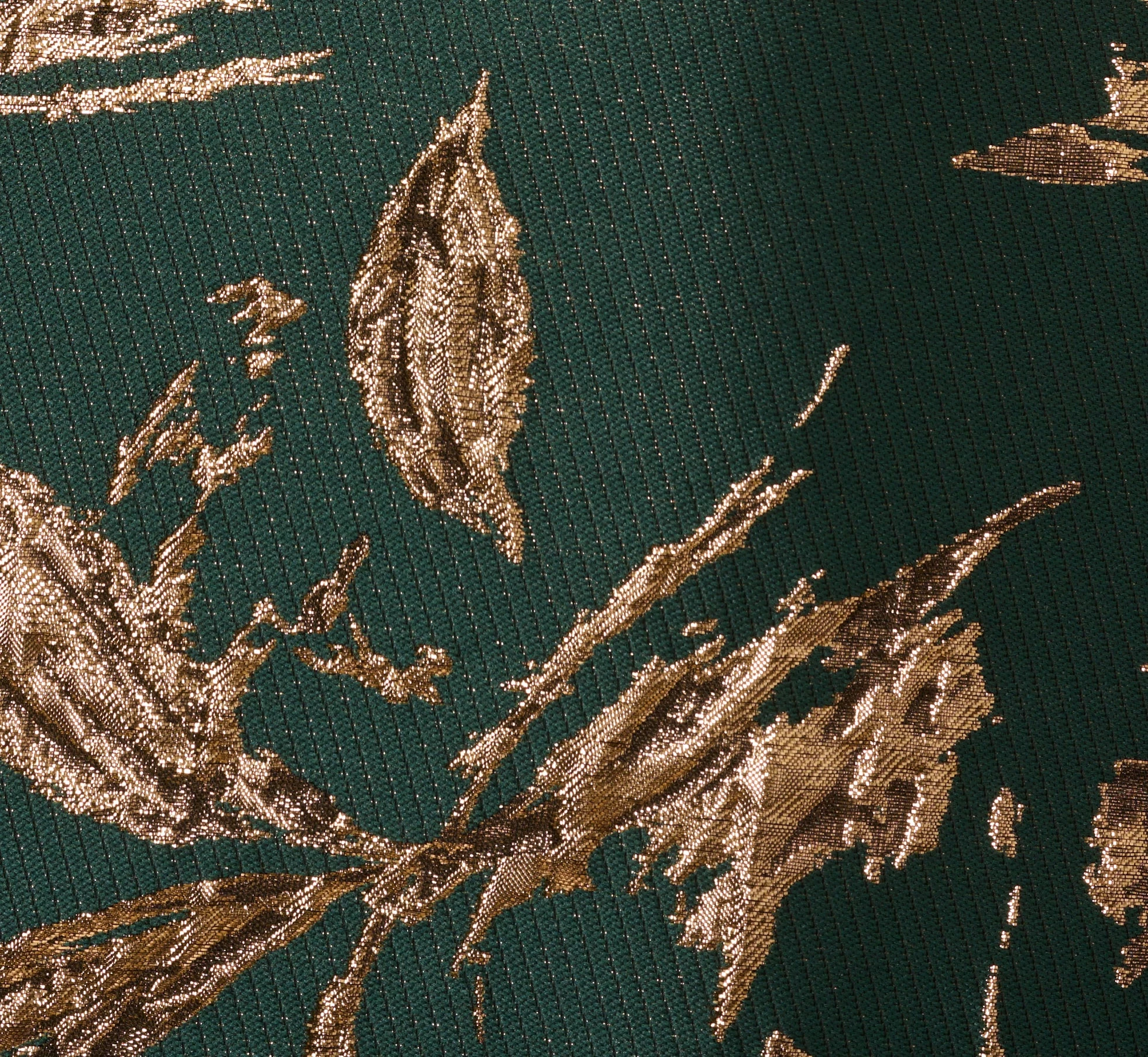 Adrianna Papell Metallic Jacquard High Low Dress With Ruffle Details In Hunter 6 Adrianna Papell Metallic Jacquard High Low Dress With Ruffle Details In Hunter - Image 6