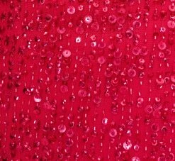 Adrianna Papell Sleeveless Beaded Cocktail Dress In Fiesta Pink -Adrianna Papell Shop AP1E205327 AD660 Regular Alternate