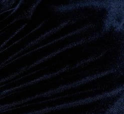 Adrianna Papell Shirred Velvet Gown With Elbow-Length Sleeves In Midnight -Adrianna Papell Shop AP1E208255 AB411 Regular Alternate