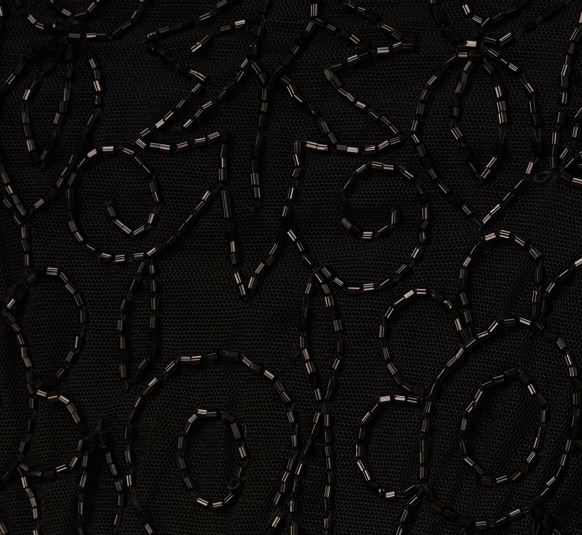 Adrianna Papell Halter Hand-Beaded Blouson Gown With Keyhole Back In Black 6 Adrianna Papell Halter Hand-Beaded Blouson Gown With Keyhole Back In Black - Image 6