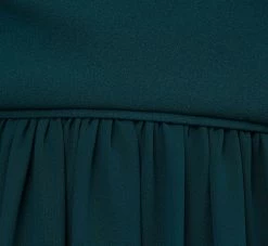 Adrianna Papell One-Shoulder Chiffon Long Gown In Hunter -Adrianna Papell Shop AP1E209149 AE303 Regular Alternate