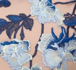 Adrianna Papell Embroidered Sheath Dress In Midnight Multi Nude -Adrianna Papell Shop AP1E209198 BV980 Regular Alternate