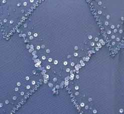 Adrianna Papell Hand-Beaded Blouson Long Gown With Flutter Sleeves In French Blue 12 Adrianna Papell Hand-Beaded Blouson Long Gown With Flutter Sleeves In French Blue -Adrianna Papell Shop AP1E209547 AA544 Regular Alternate