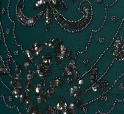 Adrianna Papell Hand-Beaded Ankle-Length Dress In Gem Green 11 Adrianna Papell Hand-Beaded Ankle-Length Dress In Gem Green -Adrianna Papell Shop AP1E209645 AW303 Regular Alternate