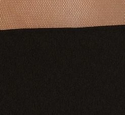 Adrianna Papell Crepe And Mesh Illusion Midi-Length Fit-And-Flare Cocktail Dress In Black -Adrianna Papell Shop AP1E209789 AA002 Regular Alternate ae1a1afe af9d 447d ab9e af61856de814