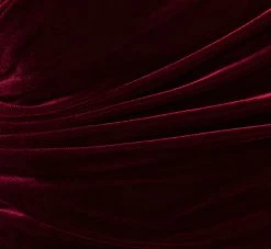 Adrianna Papell Velvet One Shoulder Gown With Beaded Neckline In Burgundy 11 Adrianna Papell Velvet One Shoulder Gown With Beaded Neckline In Burgundy -Adrianna Papell Shop AP1E209998 AC506 Regular Alternate