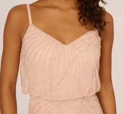 Adrianna Papell Hand-Beaded Blouson Long Sleeveless Gown In Blush 10 Adrianna Papell Hand-Beaded Blouson Long Sleeveless Gown In Blush -Adrianna Papell Shop AP1E210158 AD684 Regular Lifestyle d44028d6 1232 4708 8f68 99e1eaa58960