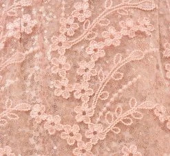 Adrianna Papell Hand-Sequined And Embroidered Illusion Long Column Gown In Blush Pearl -Adrianna Papell Shop AP1E210239 AP688 Regular Alternate