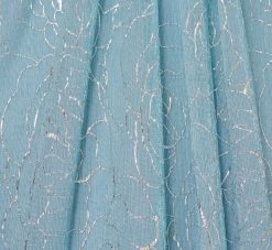 Adrianna Papell Floral Metallic Stencil Long Halter Gown In Light Blue 11 Adrianna Papell Floral Metallic Stencil Long Halter Gown In Light Blue -Adrianna Papell Shop AP1E210280 AA486 Regular Alternate