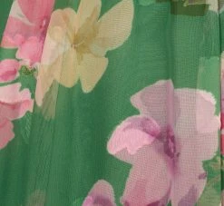 Adrianna Papell Floral Chiffon Tiered Gown With Ruffle Details In Green Multi 11 Adrianna Papell Floral Chiffon Tiered Gown With Ruffle Details In Green Multi -Adrianna Papell Shop AP1E210741 AA390 Regular Alternate