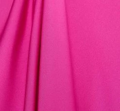 One Shoulder Midi Dress With Pleated Details In Magenta 12 One Shoulder Midi Dress With Pleated Details In Magenta -Adrianna Papell Shop MD1E207318 AA520 Regular Alternate