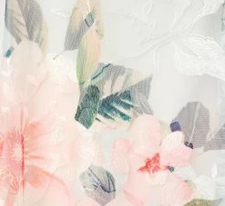 Floral Print Embroidered Long A-Line Gown In Blue Multi -Adrianna Papell Shop MD1E207899 AA461 Regular Alternate