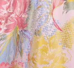 Strapless Floral Ball Gown With Drop Waist In Coral Multi -Adrianna Papell Shop MD1E207911 AA955 Regular Alternate