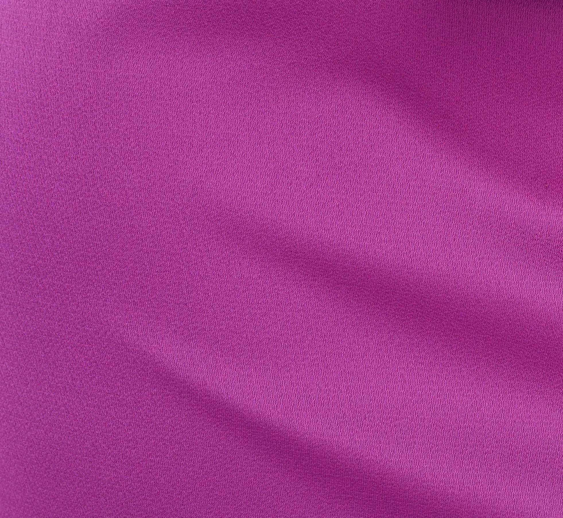 Sleeveless Satin Crepe Column Gown With Bow Waist In Wild Orchid 6 Sleeveless Satin Crepe Column Gown With Bow Waist In Wild Orchid - Image 6