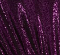 Plus Size Metallic Knit Long Sleeve Asymmetrical Dress With Ruched Details In Wild Orchid -Adrianna Papell Shop MN1E208390 AD510 Plus Alternate